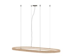 ATOLLO - LED wooden pendant lamp _ Ozzio Italia